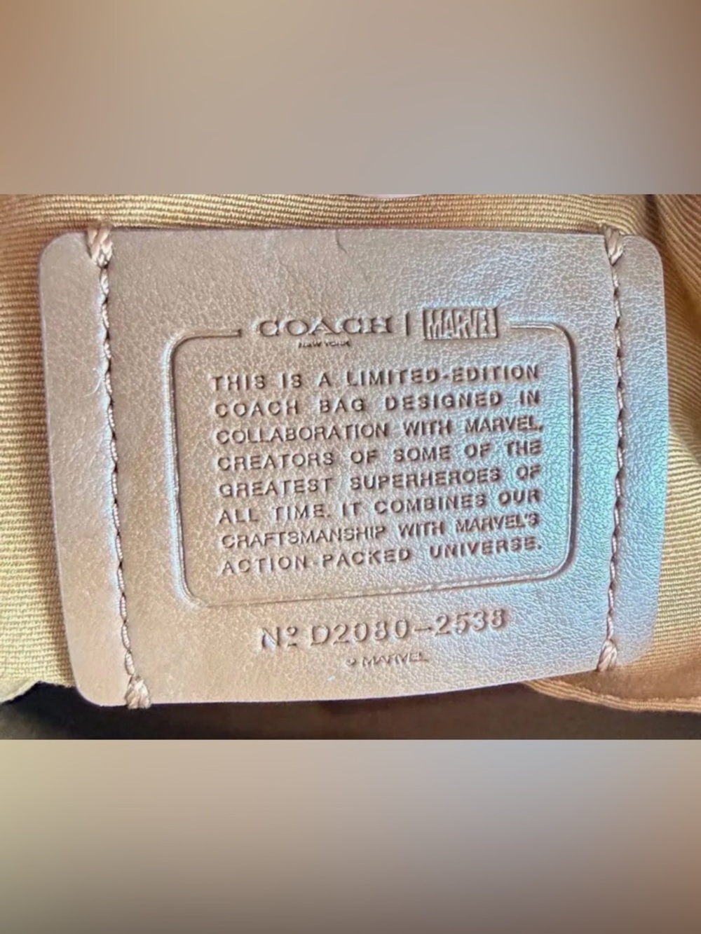 Coach X Marvel Jes Crossbody In Signature Canvas With Patches - Picture 7 of 12